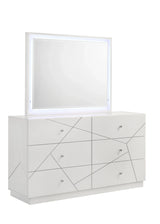 Bedroom Set Queen Bed Dresser Mirror Nightstand White - Furniture Home Direct