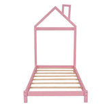 Platform Bed With House Shaped Headboard - Furniture Home Direct