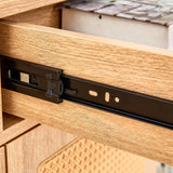 Modern Rattan Shoe Cabinet - Furniture Home Direct