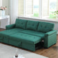Lucca - Linen Reversible Sleeper Sectional Sofa With Storage Chaise - Furniture Home Direct