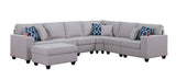 Cooper - Sectional Sofa With Ottomans And Cupholder - Furniture Home Direct