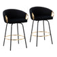 Claire - Contemporary / Glam Counter Stool (Set of 2) - Furniture Home Direct