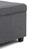 Castleford - Contemporary Storage Ottoman - Furniture Home Direct