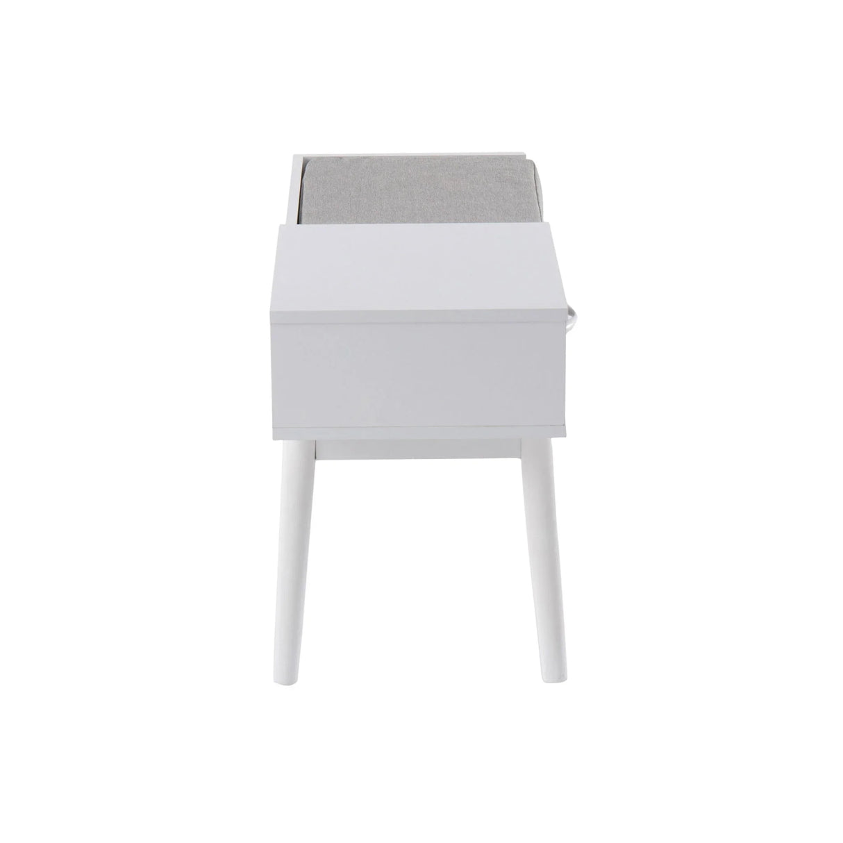 Telephone Contemporary Bench With Pull Out Drawer - Furniture Home Direct