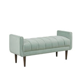 Linea - Upholstered Accent Bench - Seafoam