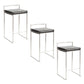 Fuji - Elegant Design Contemporary Stackable Counter Stool - Furniture Home Direct