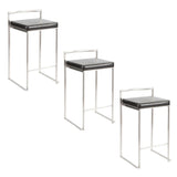 Fuji - Elegant Design Contemporary Stackable Counter Stool - Furniture Home Direct
