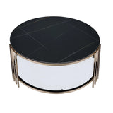 Abisha - Sintered Stone Top Round Table - Furniture Home Direct