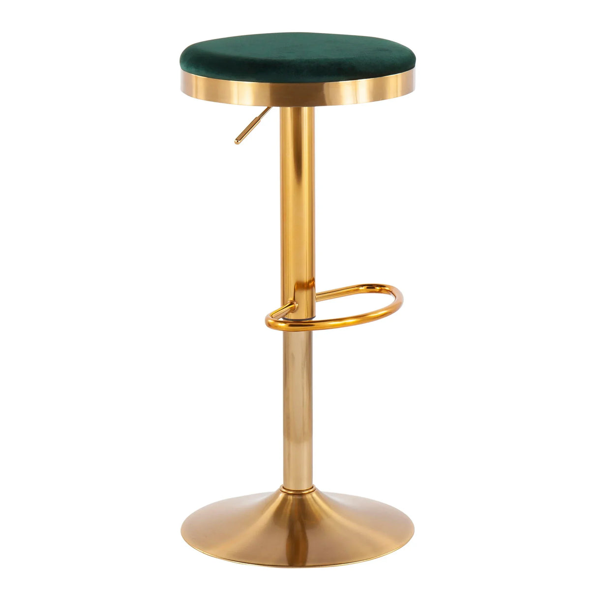 Dakota - Contemporary Upholste Adjustable Barstool (Set of 2) - Furniture Home Direct