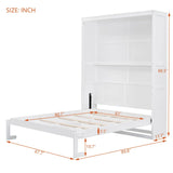 Murphy Wall Bed With Shelves, Space Saving - Furniture Home Direct