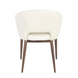 Renee - Contemporary Chair - Cream / Copper - Furniture Home Direct