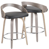 Grotto - Mid-Century Modern Stool (Set of 2) - Furniture Home Direct