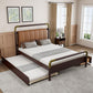 Storage Platform Bed, With 2 Big Drawers, Trundle - Furniture Home Direct