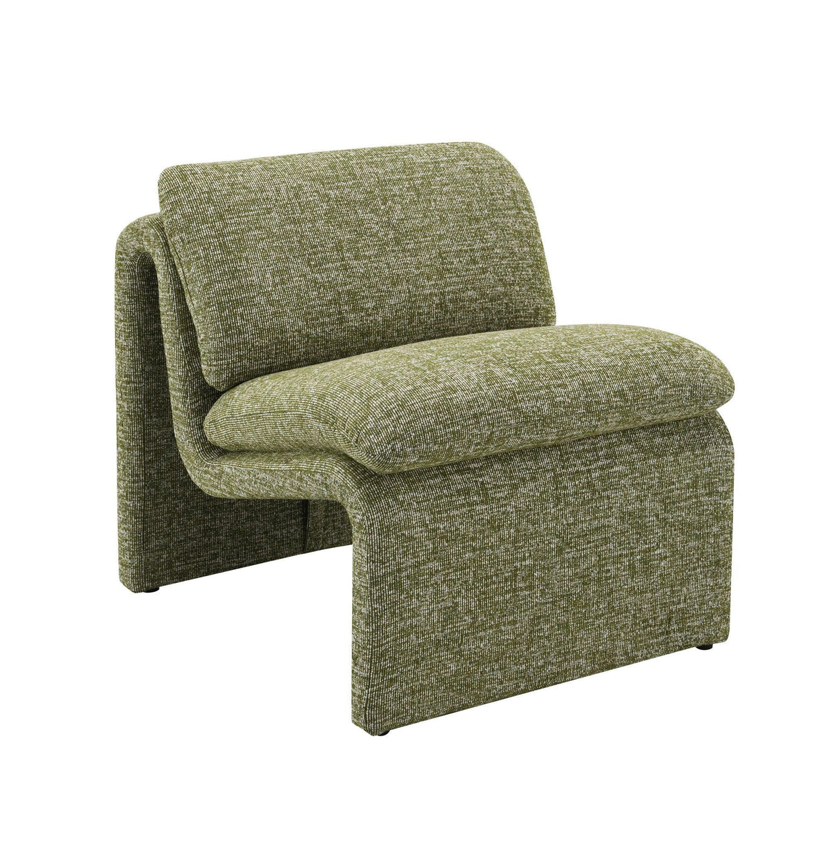 Jaeda - Innovative Elegance Accent Chair In Curved Shape - Furniture Home Direct