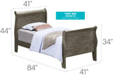 Panel Sleigh Bed - Furniture Home Direct