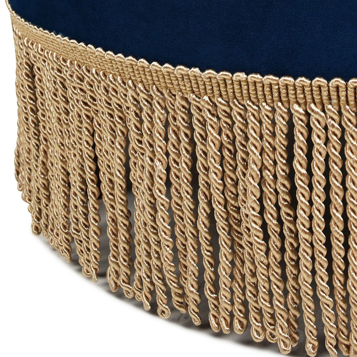 Yolanda - Round Upholstered Accent Ottoman - Furniture Home Direct