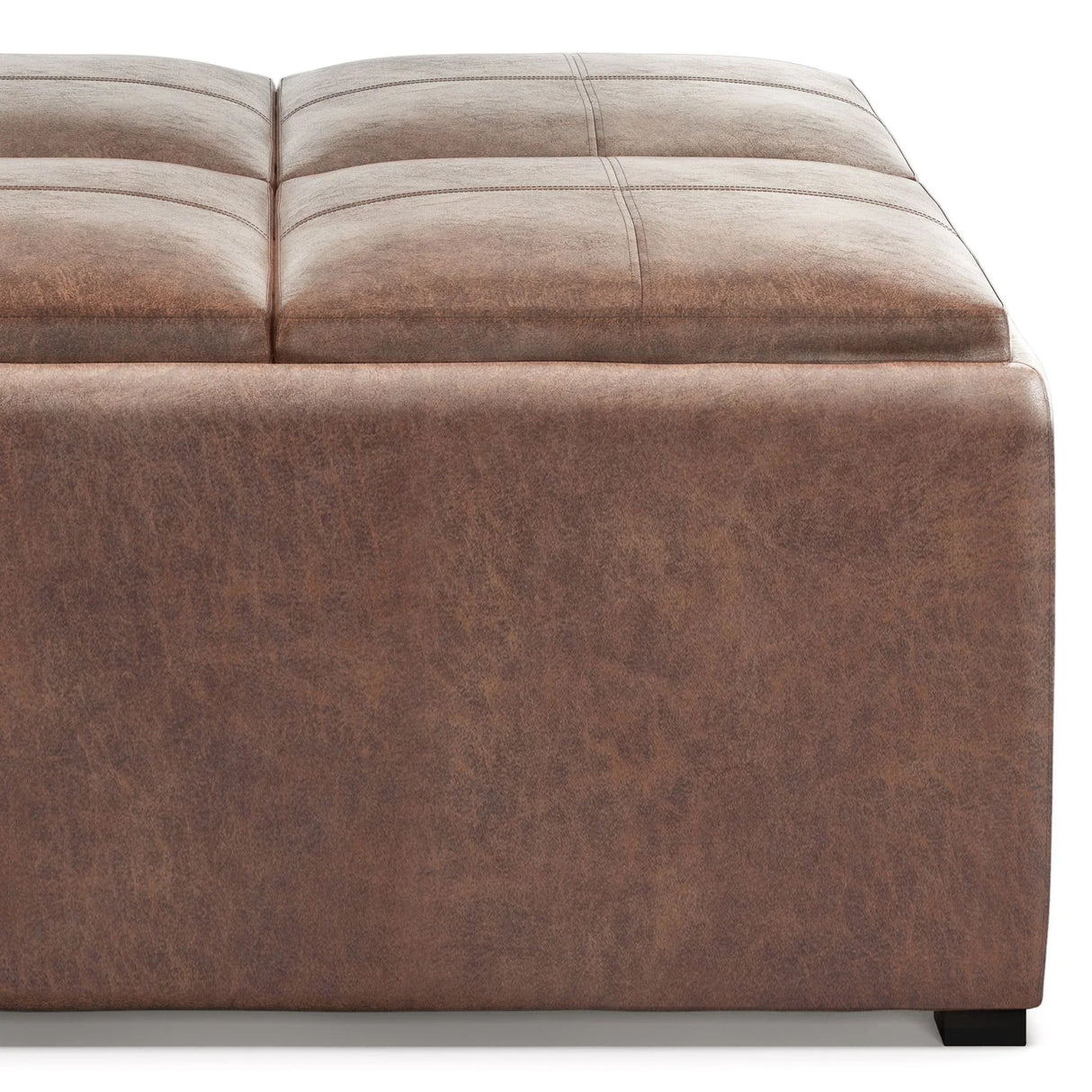Avalon - Square Coffee Table, Storage Ottoman - Furniture Home Direct