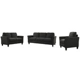 3 PC Living Room Set With Sofa, Love Seat and Chair - Furniture Home Direct