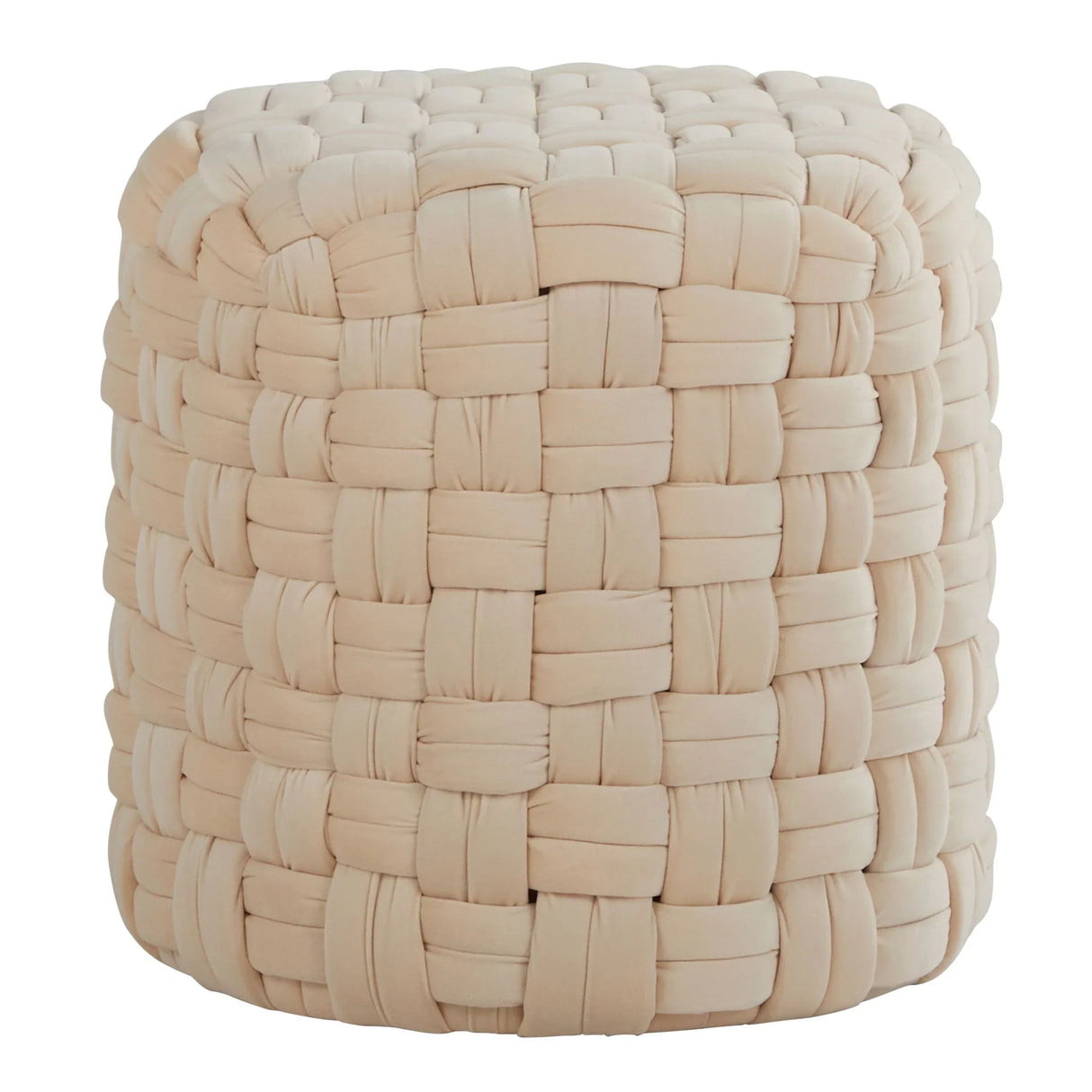 Braided - Versatile Round Ottoman - Furniture Home Direct
