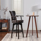 Williams - Swivel Bar Stool With Armrests - Furniture Home Direct