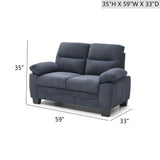 Summerton - Loveseat With Pillow Top Arms And Removable Back - Furniture Home Direct