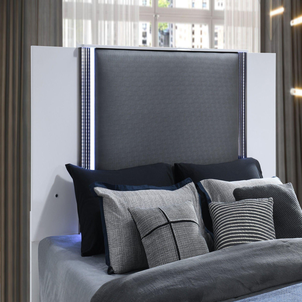 Moon - Bed & LED Accent Lighting - Furniture Home Direct