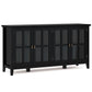 Artisan - Handcrafted Wide 4 Door Storage Cabinet - Furniture Home Direct