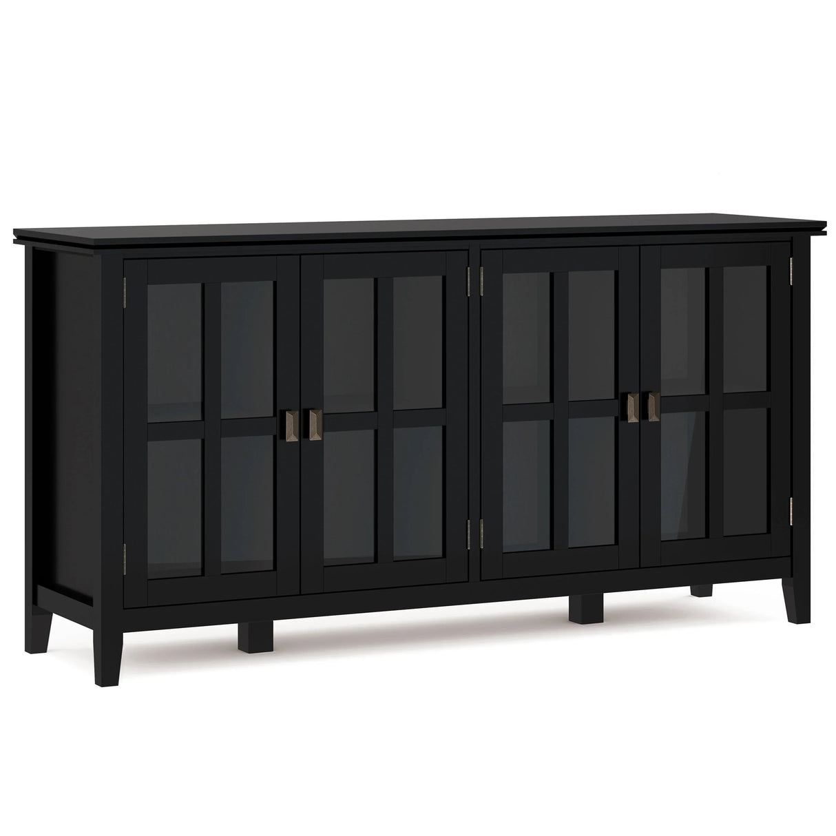 Artisan - Handcrafted Wide 4 Door Storage Cabinet - Furniture Home Direct