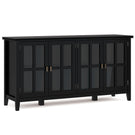 Artisan - Handcrafted Wide 4 Door Storage Cabinet - Furniture Home Direct