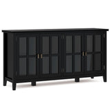 Artisan - Handcrafted Wide 4 Door Storage Cabinet - Furniture Home Direct