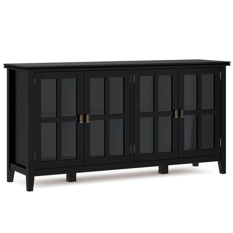 Artisan - Handcrafted Wide 4 Door Storage Cabinet - Furniture Home Direct