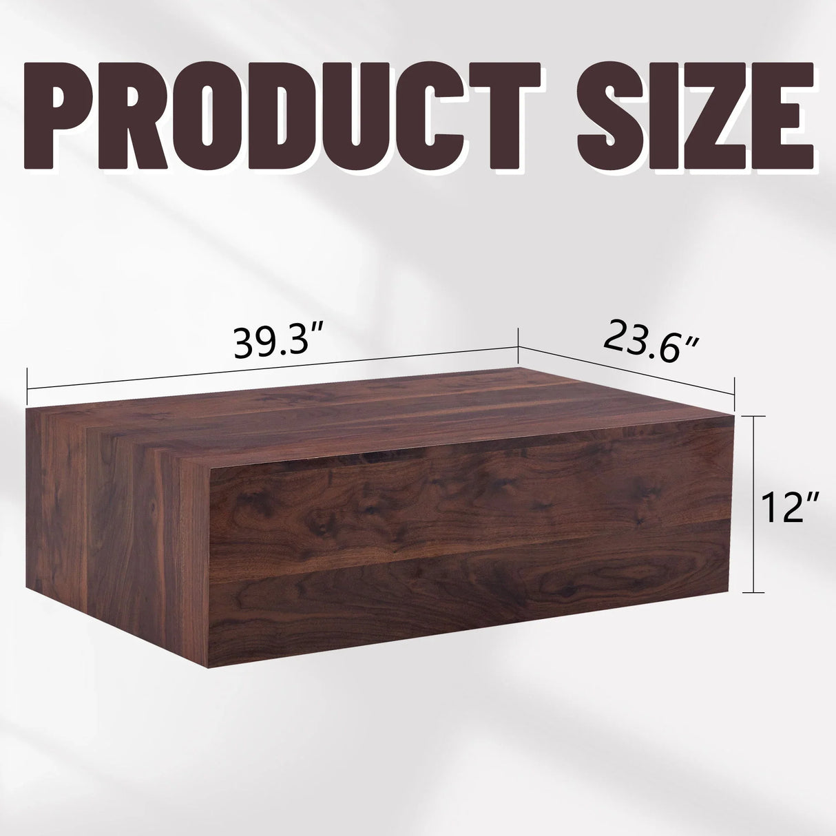 Modern Coffee Table With Light Wood Texture Pattern - Furniture Home Direct