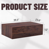 Modern Coffee Table With Light Wood Texture Pattern - Furniture Home Direct
