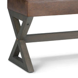 Salinger - Large Upholstered Ottoman Bench - Furniture Home Direct