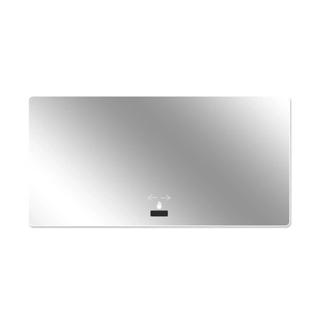Frameless Bathroom Mirror With Light, LED Backlit, Tri Color Dimming, Anti Fog, Smart Sensor - Silver - Furniture Home Direct