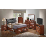Storage Bed Elegant Transitional - Furniture Home Direct