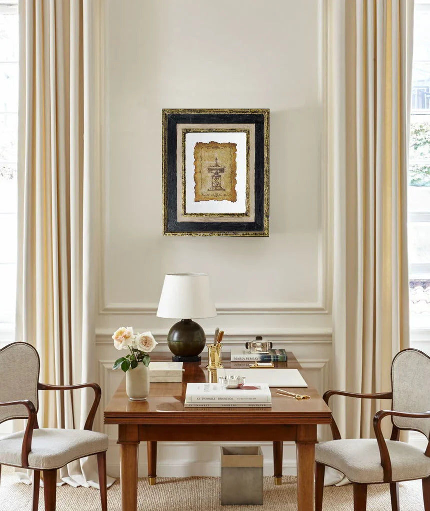 Lucian - Framed Antiqued Sculpture Print - Furniture Home Direct
