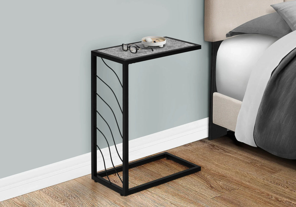 Accent Table, C - Shaped, Contemporary & Modern Convenient Design - Furniture Home Direct