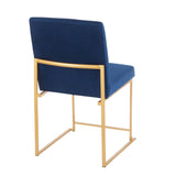 Fuji - Contemporary Stylish Frame, High Back Dining Chair (Set of 2) - Furniture Home Direct
