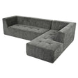 Modular Combination Living Room Sofa Set, Modern Minimalist Sofa, Living Room Upholstered Sofa Bed, Bedroom, 2 Pieces Computer Free Combination, L - Shaped - Furniture Home Direct