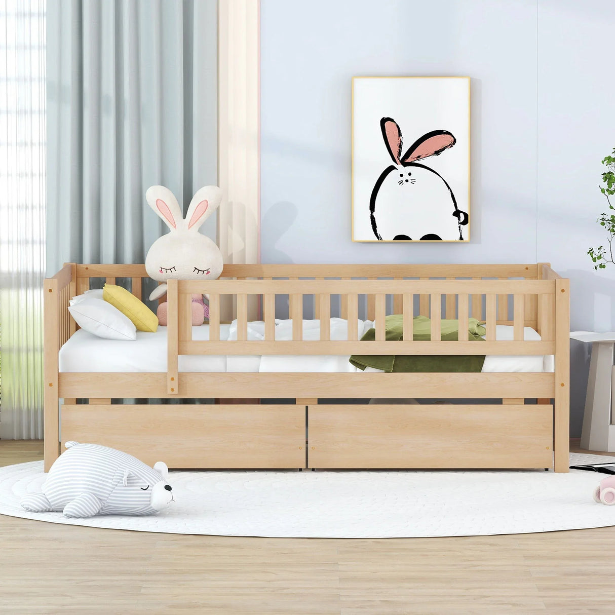 Multi Functional Wooden Daybed Bed - Furniture Home Direct