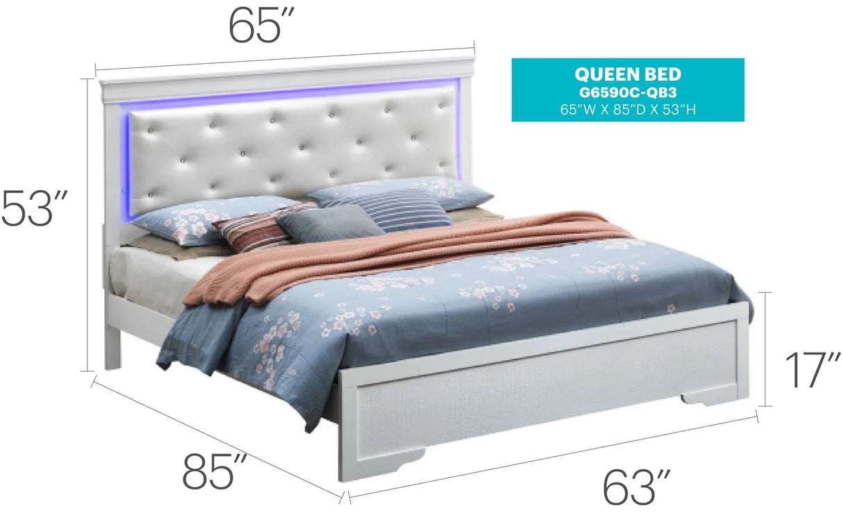 LED Elegant Bed - Furniture Home Direct