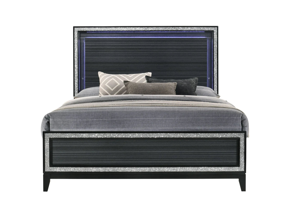 Haiden - Bed With LED - Furniture Home Direct