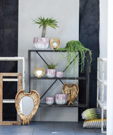 Wing Accent Mirror, Wall Mirror For Living Room - Gold - Furniture Home Direct