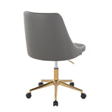 Marche - Contemporary Swivel Task Chair With Casters - Furniture Home Direct