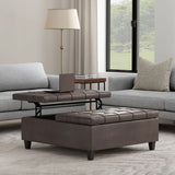 Harrison - Large Coffee Table Storage Ottoman - Furniture Home Direct