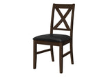 Dining Chair Side, Upholstered For Dining Room, Transitional (Set of 2) - Furniture Home Direct