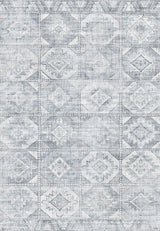 Toucan - Washable Non - Slip Area Rug - Silver - Furniture Home Direct