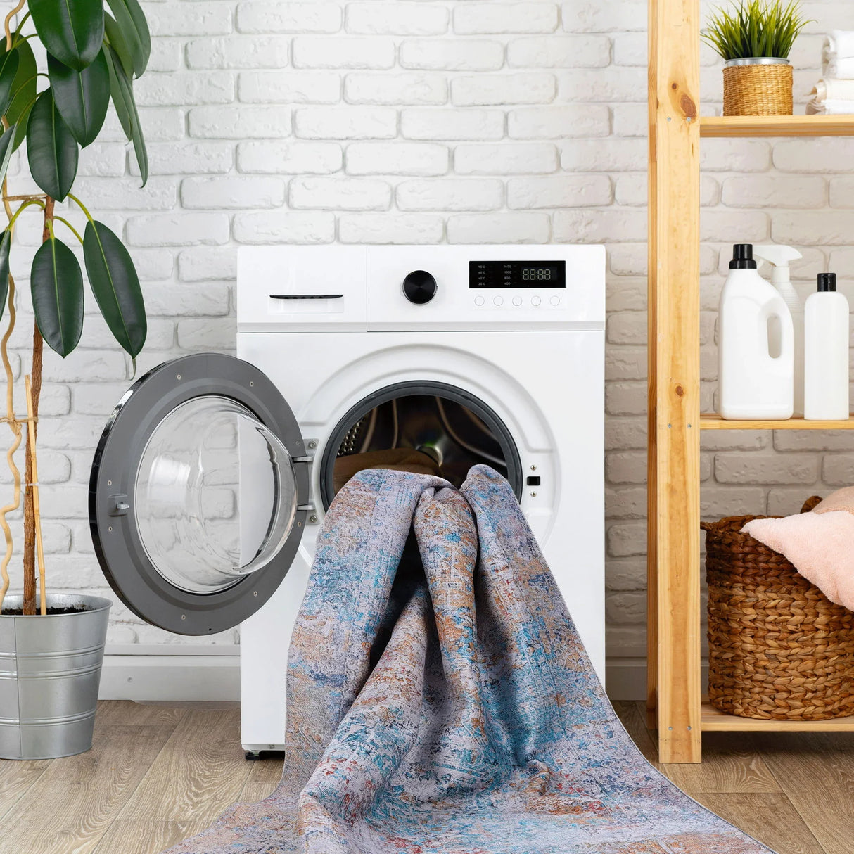 Maval - Area Rug Washable - Furniture Home Direct