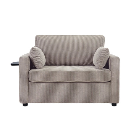Sleeper Sofa With Foldable Mattress, USB Ports, Side Table & Storage Pocket - Furniture Home Direct